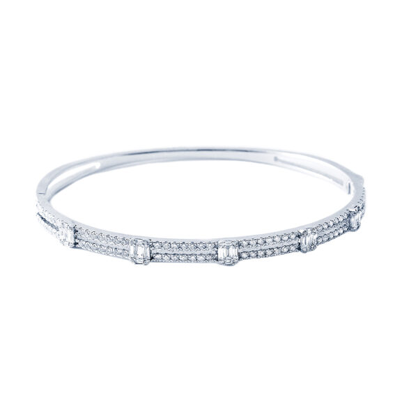 bangle with diamonds